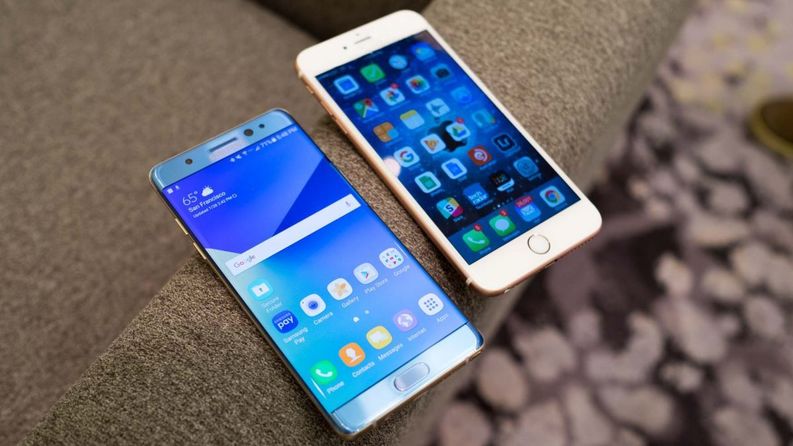 Galaxy Note 7 este semnificativ mai lent decât iPhone 6S