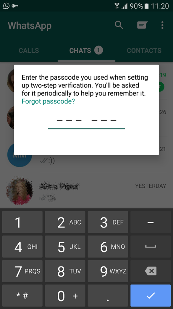 FOTO Cum poate fi sporit nivelul de securitate al WhatsApp, prin folosirea sistemului de verificare dublă