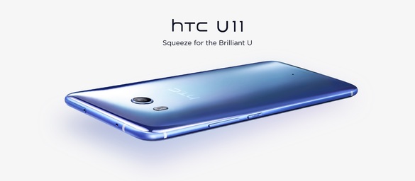 VIDEO&FOTO HTC lansează U11, primul smartphone care acceptă comenzi prin strângere