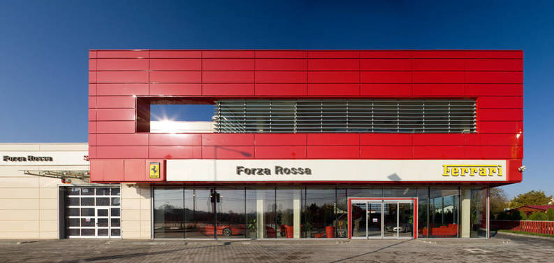 O nouă imagine pentru Showroomul Ferrari din România