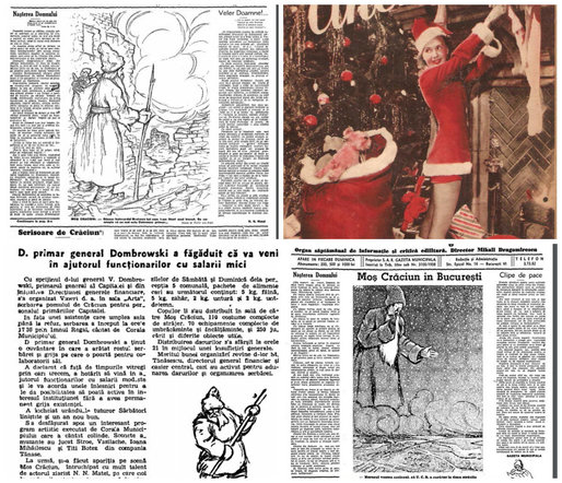 FOTO Crăciunul ilustrat și comentat în presa românească a anilor '30-'40. De la desene de Victor Ion Popa, la întâmplările de tinerețe ale lui Constantin Bacalbașa și reclame vechi