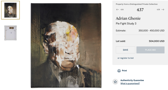 FOTO Pictorul român Adrian Ghenie, nou RECORD personal 