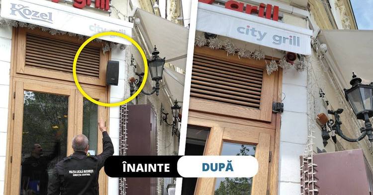 FOTO Ciucu dă jos boxele teraselor și restaurantelor din Centrul Vechi