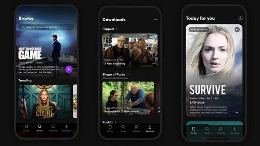 Serviciul de streaming pentru dispozitive mobile Quibi - peste 1 milion de descărcări în prima săptămână