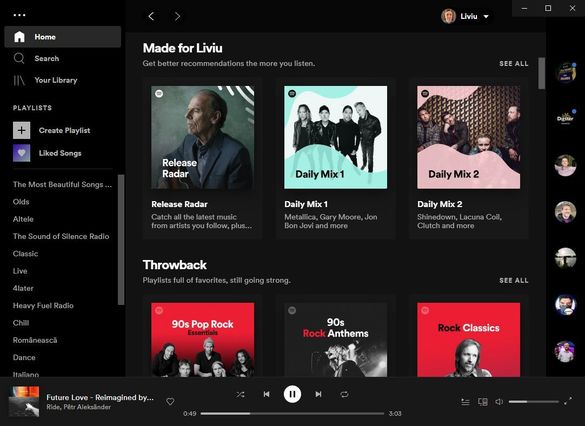 FOTO Spotify schimbă designul aplicațiilor de desktop și web