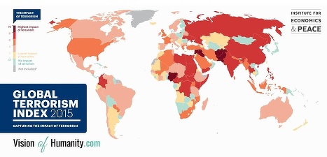 Impactul terorismului asupra economiei globale a atins nivelul record de 53 miliarde dolari în 2014