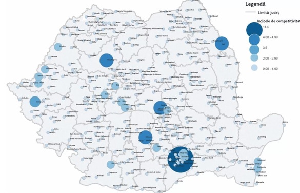HARTĂ Banca Mondială a calculat performanța și potențialul orașelor din România. Care sunt cele mai atractive orașe