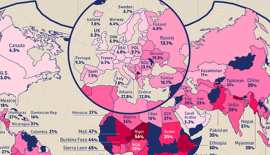 HARTA economiei subterane: România, exact ca Rusia, e peste media globală și mult peste cea europeană. Motive: birocrația și taxele mari