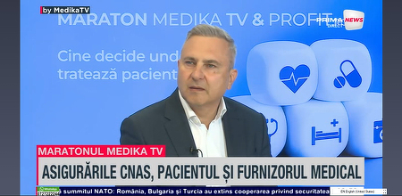 VIDEO Președintele PALMED, la MARATONUL MEDIKA TV: Propunerea CNAS este foarte periculoasă! Vrem o metodologie cu criterii clare și verificabile pentru accesul furnizorilor privați la programele naționale de sănătate