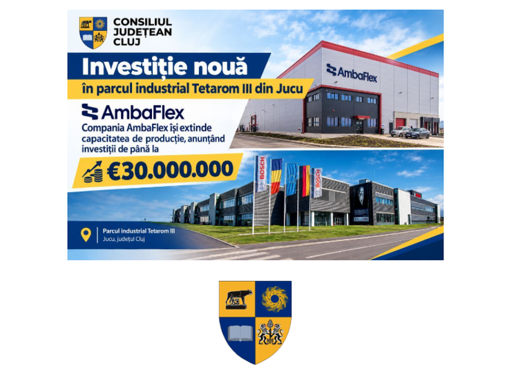 FOTO Nouă fabrică în România. Investiții de până la 30 milioane euro anunțate de AmbaFlex