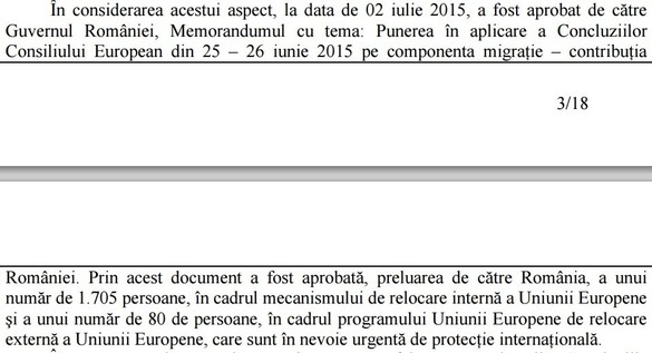 Oprea, ca premier interimar, a aprobat atunci când Ponta era în Turcia cota de 1.785 refugiați anunțată de Iohannis