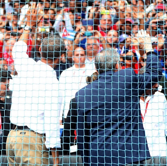 NOI FOTO inedite din Cuba: Obama a asistat la un meci de baseball
