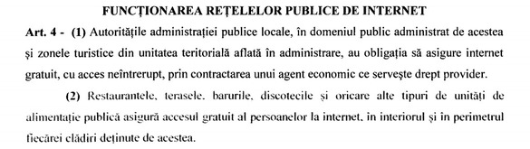 Operatorii de telefonie mobilă, obligați să asigure gratuit clienților 500 MB trafic lunar pe internet. Restaurantele, barurile și discotecile vor asigura și ele acces online gratuit