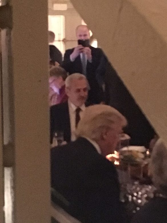 FOTO Dragnea prezintă imagini din SUA, în care apare lângă Donald Trump