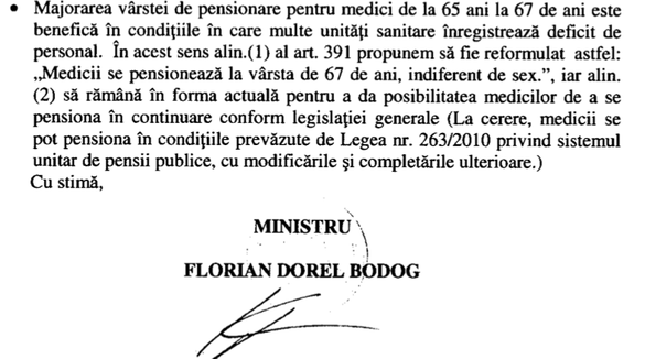 DOCUMENT Statul blochează medicii să iasă la pensie și îi obligă să muncească mai mult