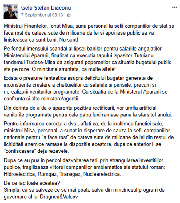 Un nou asalt asupra conturilor companiilor de stat. Guvernul le cere să verse la buget dividende suplimentare de peste 2 miliarde lei