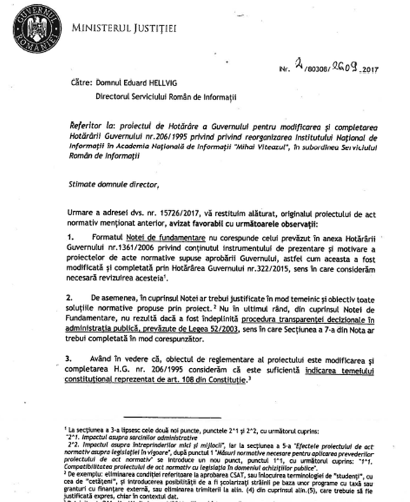 EXCLUSIV SRI vrea mai mulți străini și români din afara țării la Academia sa. CSAT a fost inițial exclus de la aprobarea școlarizării acestora