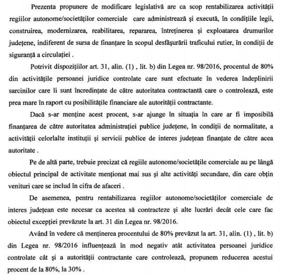 Instituțiile de stat ar putea acorda mai ușor contracte fără licitație propriilor firme și regii care lucrează și pentru alți clienți