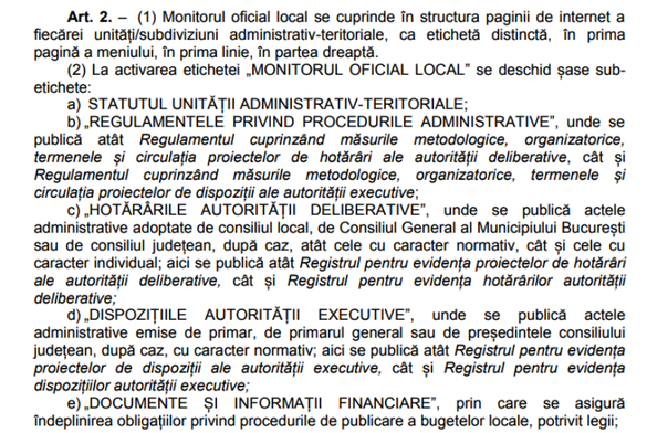 Guvernul obligă primăriile și Consiliile Județene să-și facă monitoare oficiale online