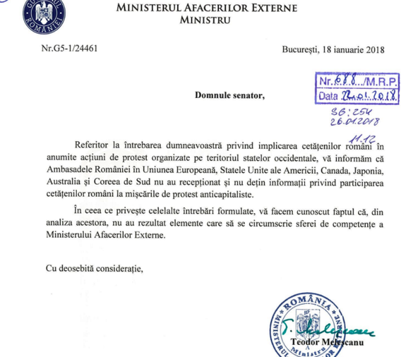 MAE către senatorul PSD speriat de noua clasă socială a