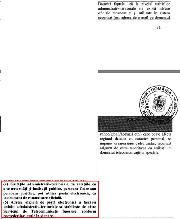 Primăriile vor comunica oficial cu populația, firme și alte instituții prin e-mail. STS le va pregăti adrese oficiale pentru a le convinge să renunțe la yahoo, gmail, hotmail