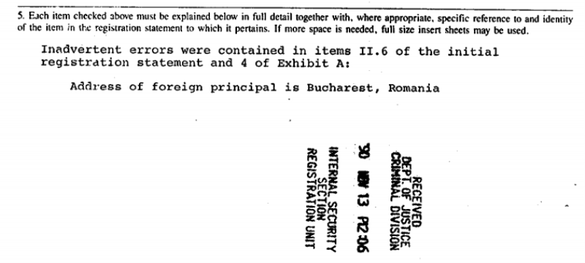 DOCUMENTE MINERIADĂ Primul contract de lobby la Washington al României de după Revoluție. Regimul Iliescu-Roman a plătit 200.000 de dolari unui broker de asigurări din Beverly Hills pentru a-și 