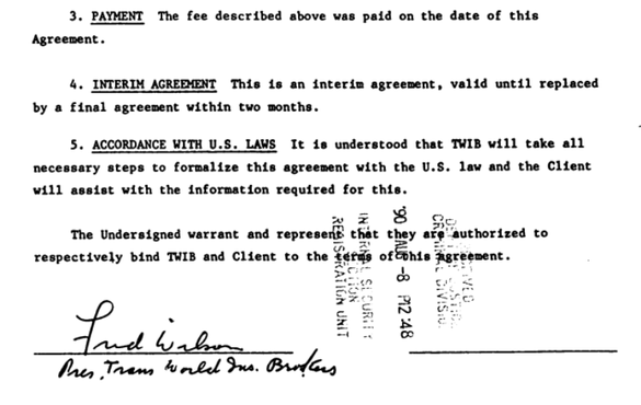 DOCUMENTE MINERIADĂ Primul contract de lobby la Washington al României de după Revoluție. Regimul Iliescu-Roman a plătit 200.000 de dolari unui broker de asigurări din Beverly Hills pentru a-și 