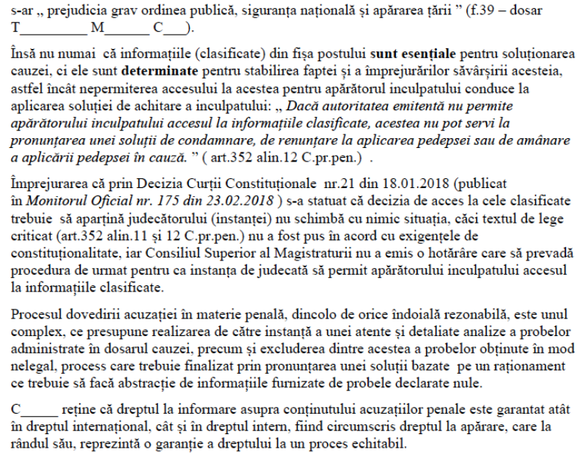 EXCLUSIV DOCUMENT Primul inculpat într-un caz de corupție achitat pe motivul presupusei ilegalități a protocolului secret de cooperare Parchet-SRI: un jandarm condamnat în primă instanță pentru luare de mită