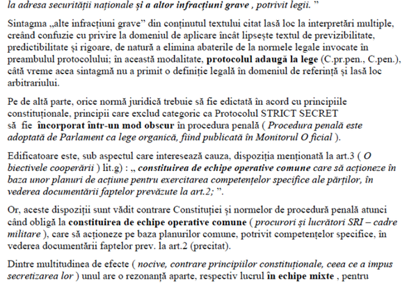 EXCLUSIV DOCUMENT Primul inculpat într-un caz de corupție achitat pe motivul presupusei ilegalități a protocolului secret de cooperare Parchet-SRI: un jandarm condamnat în primă instanță pentru luare de mită