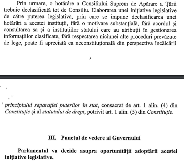 DOCUMENT Dăncilă îi avertizează pe Dragnea și Tăriceanu că ar putea încălca Constituția printr-o lege care permite solicitarea revizuirii sentințelor penale bazate pe protocoalele secrete SRI-Parchet. Precedent CCR într-un dosar al fraților Cămătaru