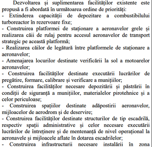 DOCUMENT Guvernul vine cu 1,7 miliarde lei în extinderea pe 370 de hectare a bazei militare aeriene de la Câmpia Turzii, în perspectiva achiziției de noi avioane F-16. Americanii ar putea aduce și drone