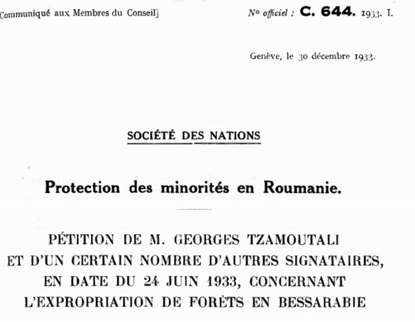 DOCUMENTE ARHIVĂ CENTENAR 1918 Reforma de 6 miliarde de la miezul nopții. Unirea cu Basarabia și naționalizarea neconstituțională a pădurilor de peste Prut. Procese în țară, reclamație la Liga Națiunilor. Pădurea din Bucovina a familiei Tolstoi