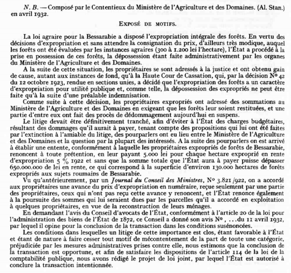 DOCUMENTE ARHIVĂ CENTENAR 1918 Reforma de 6 miliarde de la miezul nopții. Unirea cu Basarabia și naționalizarea neconstituțională a pădurilor de peste Prut. Procese în țară, reclamație la Liga Națiunilor. Pădurea din Bucovina a familiei Tolstoi