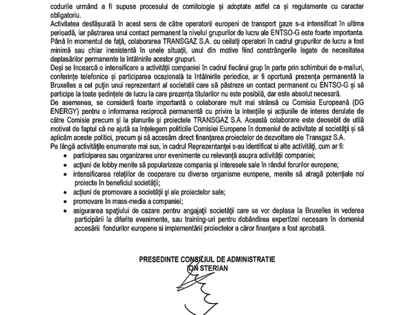 EXCLUSIV Ramona Mănescu, șefă a reprezentanței Transgaz de la Bruxelles. Ea spune că a fost suspendată din funcție când a devenit ministru de Externe