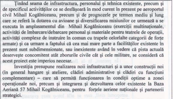 DOCUMENT Baza aeriană Kogălniceanu, 