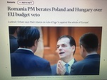 Ludovic Orban dă semnale pro-UE în Financial Times atacând guvernele Ungariei și Poloniei și spune că nu a putut reforma justiția cum a cerut Bruxelles-ul pentru că nu a avut majoritate parlamentară