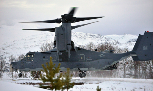 Un avion militar american cu patru persoane la bord s-a prăbușit în Norvegia