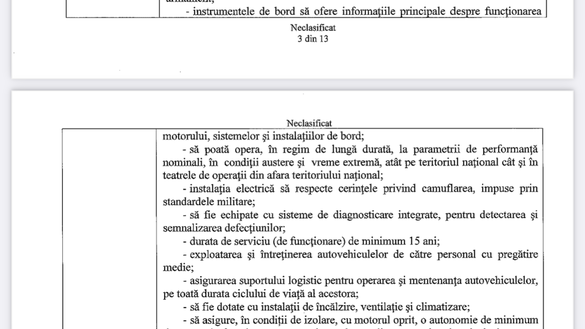 DOCUMENT La Apărare, inflația sare de 24%. Doar ideea achiziției a peste 1.000 de blindate pentru Armată română s-a scumpit cu aproape 900 milioane lei în 12 luni