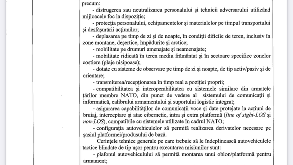 DOCUMENT La Apărare, inflația sare de 24%. Doar ideea achiziției a peste 1.000 de blindate pentru Armată română s-a scumpit cu aproape 900 milioane lei în 12 luni