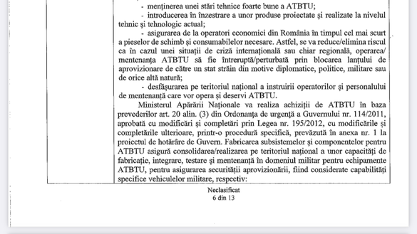 DOCUMENT La Apărare, inflația sare de 24%. Doar ideea achiziției a peste 1.000 de blindate pentru Armată română s-a scumpit cu aproape 900 milioane lei în 12 luni