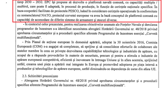 DOCUMENT România abandonează planul de a-și cumpără nave militare proprii