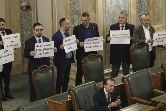 VIDEO&FOTO Senatul a votat ridicarea imunității senatorului PNL Florin Cîțu, fost premier, în dosarul achiziției de vaccinuri din pandemie