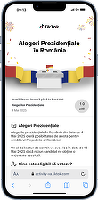 Reuters: Românii apelează din nou la TikTok pentru a se orienta în alegeri. Măsurile TikTok pentru a proteja integritatea platformei pe parcursul alegerilor din România