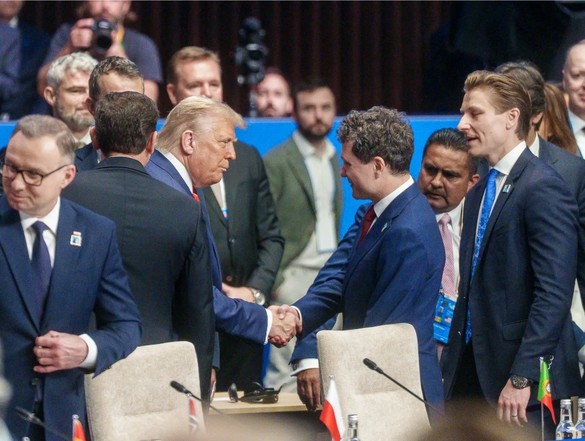 FOTO Nicușor Dan, cu Donald Trump