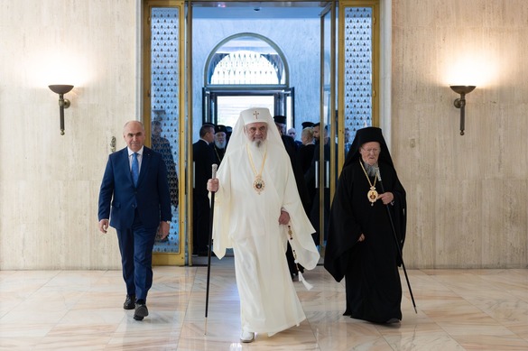 Bolojan, cu Arhiepiscopul Constantinopolului și Preafericitul Părinte Daniel FOTO