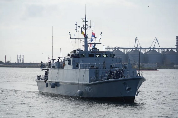 România și-a luat vânător de mine din Scoția FOTO