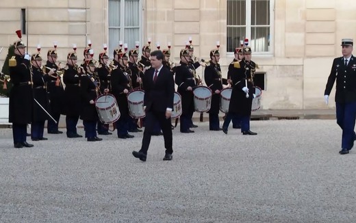 Nicușor Dan, primit la Palatul Elysee de Emmanuel Macron VIDEO