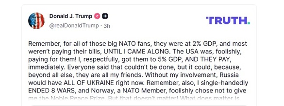 FOTO Trump atacă NATO cu un mesaj în care își arată îndoiala că ar sări în sprijinul SUA