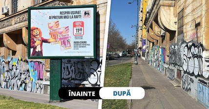 FOTO ÎNAINTE-DUPĂ. Ciucu anunță: Dărâmăm chioșcuri ilegale din parcuri, panouri publicitare amplasate ilegal, ridicăm garaje, containere, construcții care ani de zile au zăcut pe spațiul verde sau pe trotuare