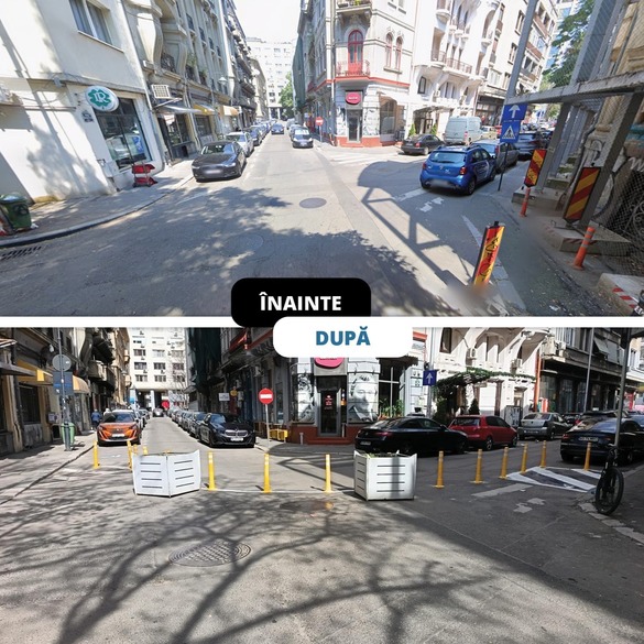FOTO ÎNAINTE-DUPĂ. Ciucu anunță: Dărâmăm chioșcuri ilegale din parcuri, panouri publicitare amplasate ilegal, ridicăm garaje, containere, construcții care ani de zile au zăcut pe spațiul verde sau pe trotuare